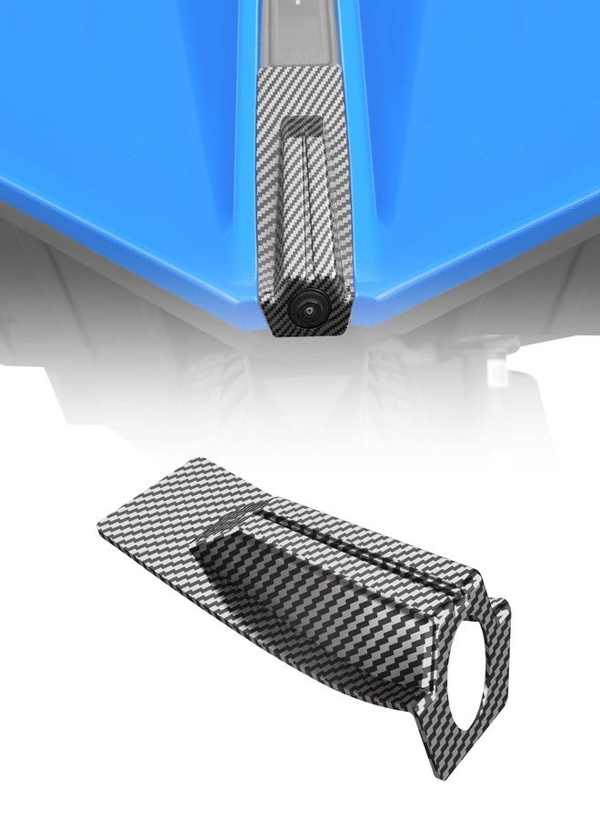LitMiRaCle Rear Camera Trim Cover for Polaris Slingshot, Carbon Fiber Coating Rearview Camera Decorative Protector Frame Lid Trim for Polaris Slingshot 2020-2024 Accessories - Image 1